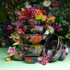 Flower Market Large Colander - Black|MacKenzie-Childs