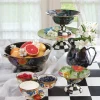 Flower Market Large Compote - Black|MacKenzie-Childs Discount