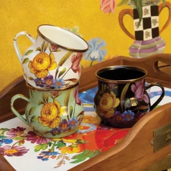Flower Market Mug - White|MacKenzie-Childs Best