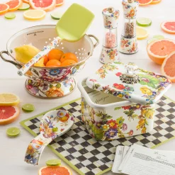 Flower Market Recipe Box - White|MacKenzie-Childs New