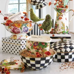 Flower Market Recipe Box - White|MacKenzie-Childs New