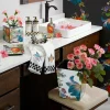 Flower Market Reflections Waste Bin|MacKenzie-Childs Outlet
