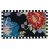 Flower Market Reflections Rug - Black - 2'3" X 3'9"|MacKenzie-Childs New