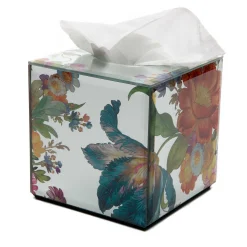 Flower Market Reflections Boutique Tissue Box Cover|MacKenzie-Childs Best
