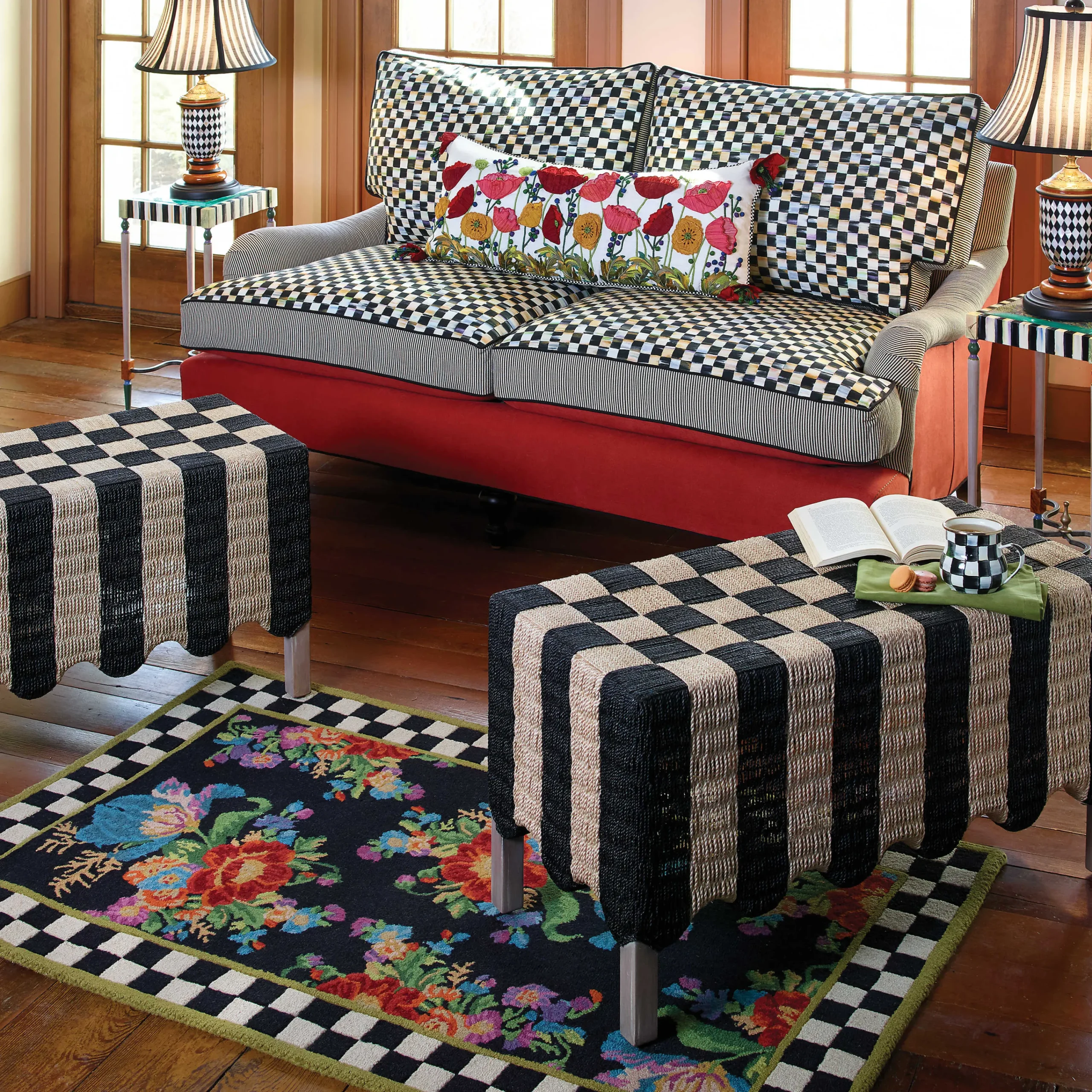 Flower Market Rug - 5' X 8'|MacKenzie-Childs Clearance
