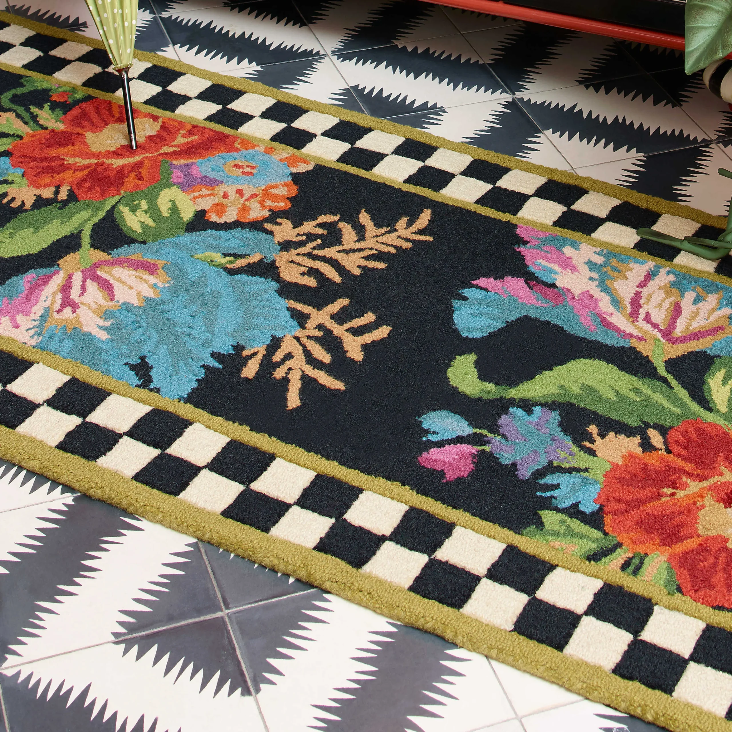 Flower Market Rug - 2'6" X 8' Runner|MacKenzie-Childs Best