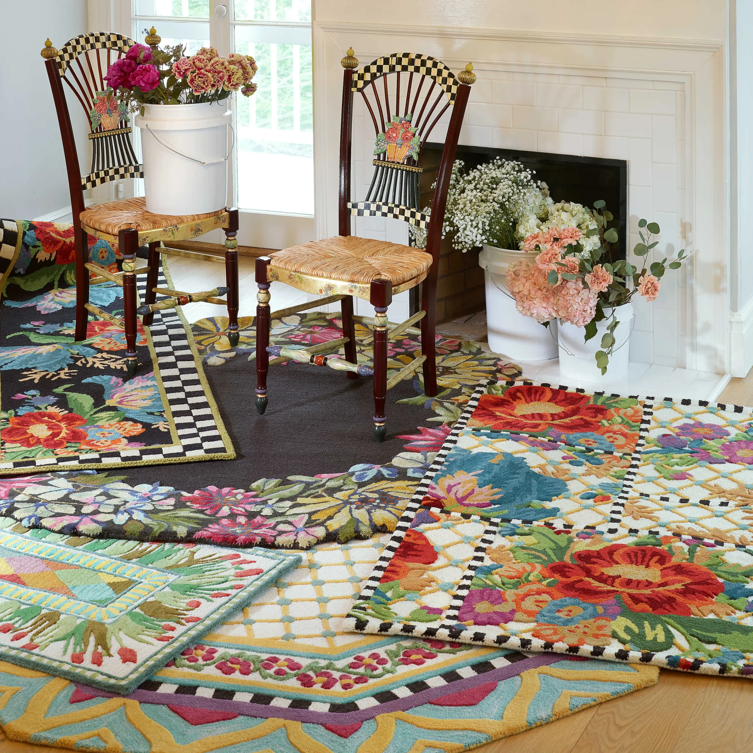 Flower Market Rug - 2'6" X 8' Runner|MacKenzie-Childs Best