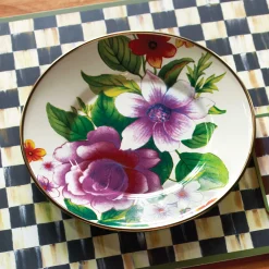 Flower Market Salad/Dessert Plate - White|MacKenzie-Childs Best