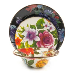 Flower Market Salad/Dessert Plate - White|MacKenzie-Childs Best