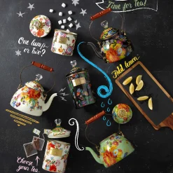Flower Market Small Canister - White|MacKenzie-Childs