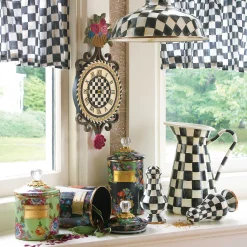 Flower Market Small Canister - Green|MacKenzie-Childs New