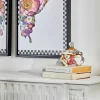 Flower Market Squashed Pot - White|MacKenzie-Childs Hot