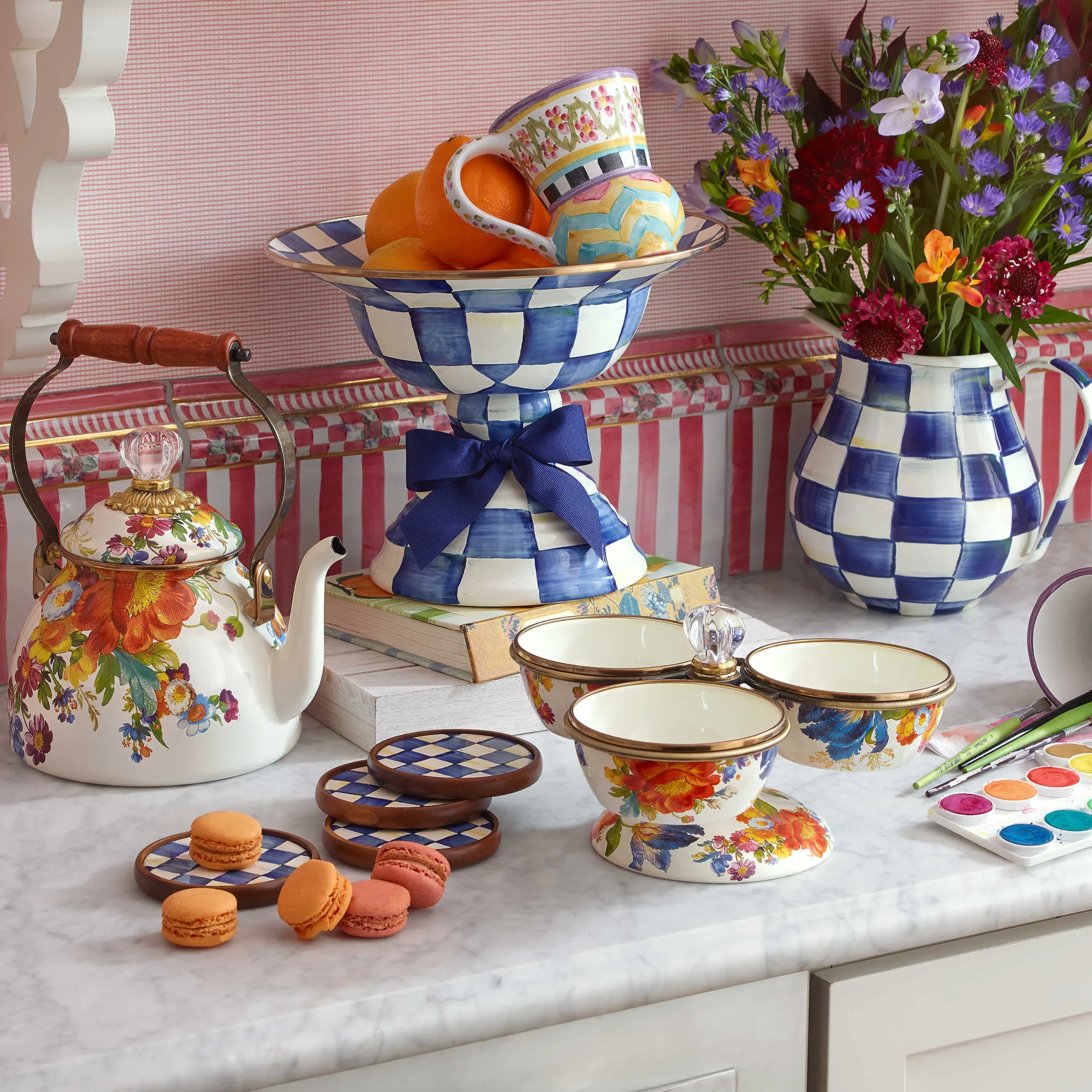 Flower Market Triplicity|MacKenzie-Childs New