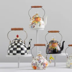 Flower Market Whistling Tea Kettle|MacKenzie-Childs Outlet