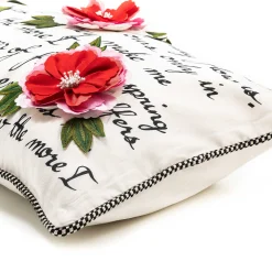 Flower Show Poetry Pillow|MacKenzie-Childs Clearance