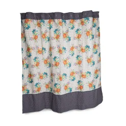 Flowers & Dots Shower Curtain|MacKenzie-Childs
