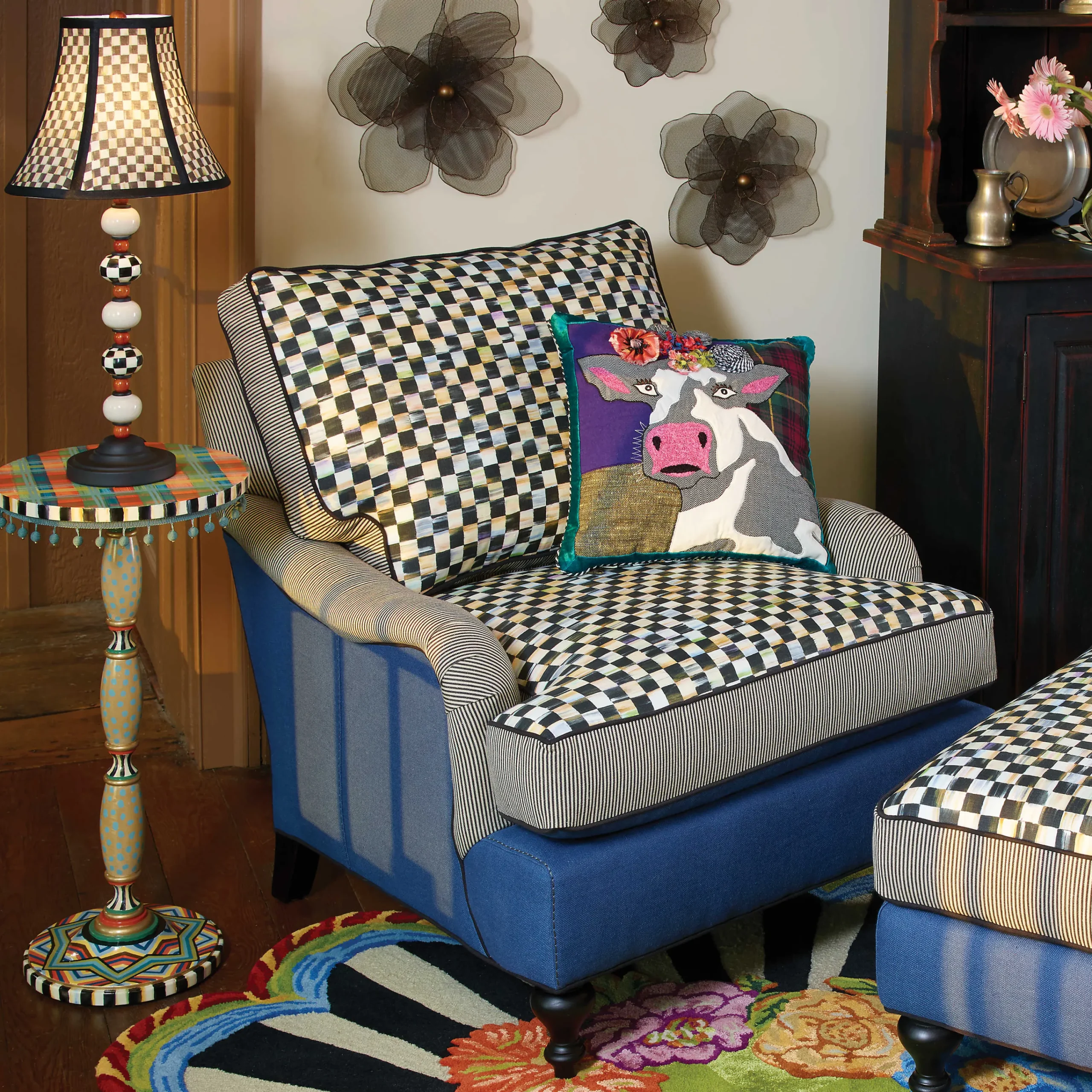 Frida Cowlo Pillow|MacKenzie-Childs Sale