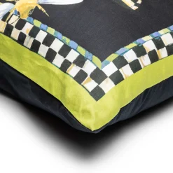 Frog And Bee Lumbar Pillow|MacKenzie-Childs Clearance