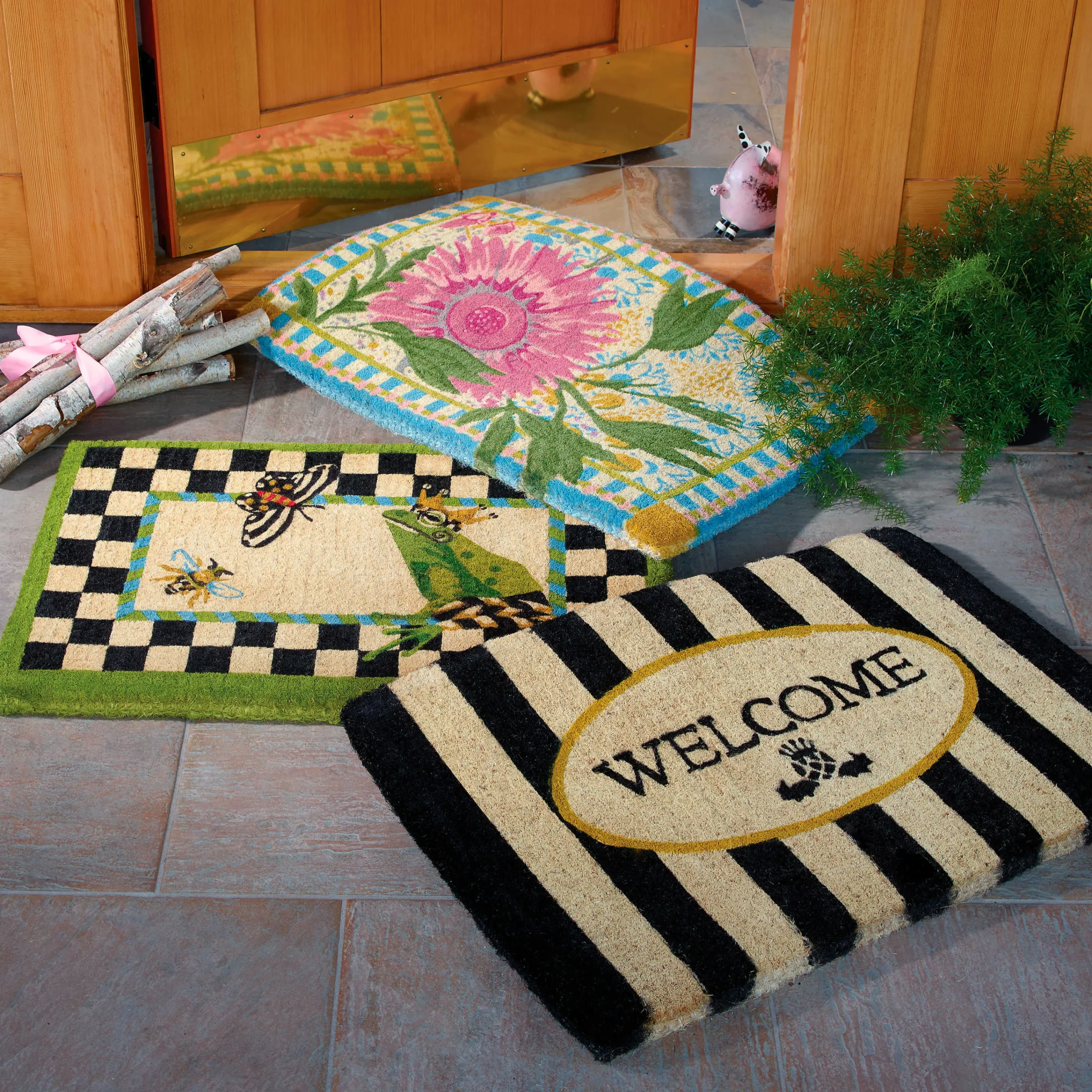 Frog Entrance Mat|MacKenzie-Childs Best