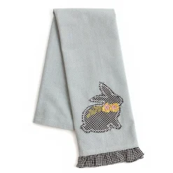 Gingham Bunny Dish Towel|MacKenzie-Childs Online