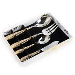 Gold Check Hostess Serving Set|MacKenzie-Childs
