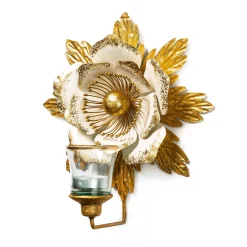 Golden Anemone Candle Sconce|MacKenzie-Childs Online