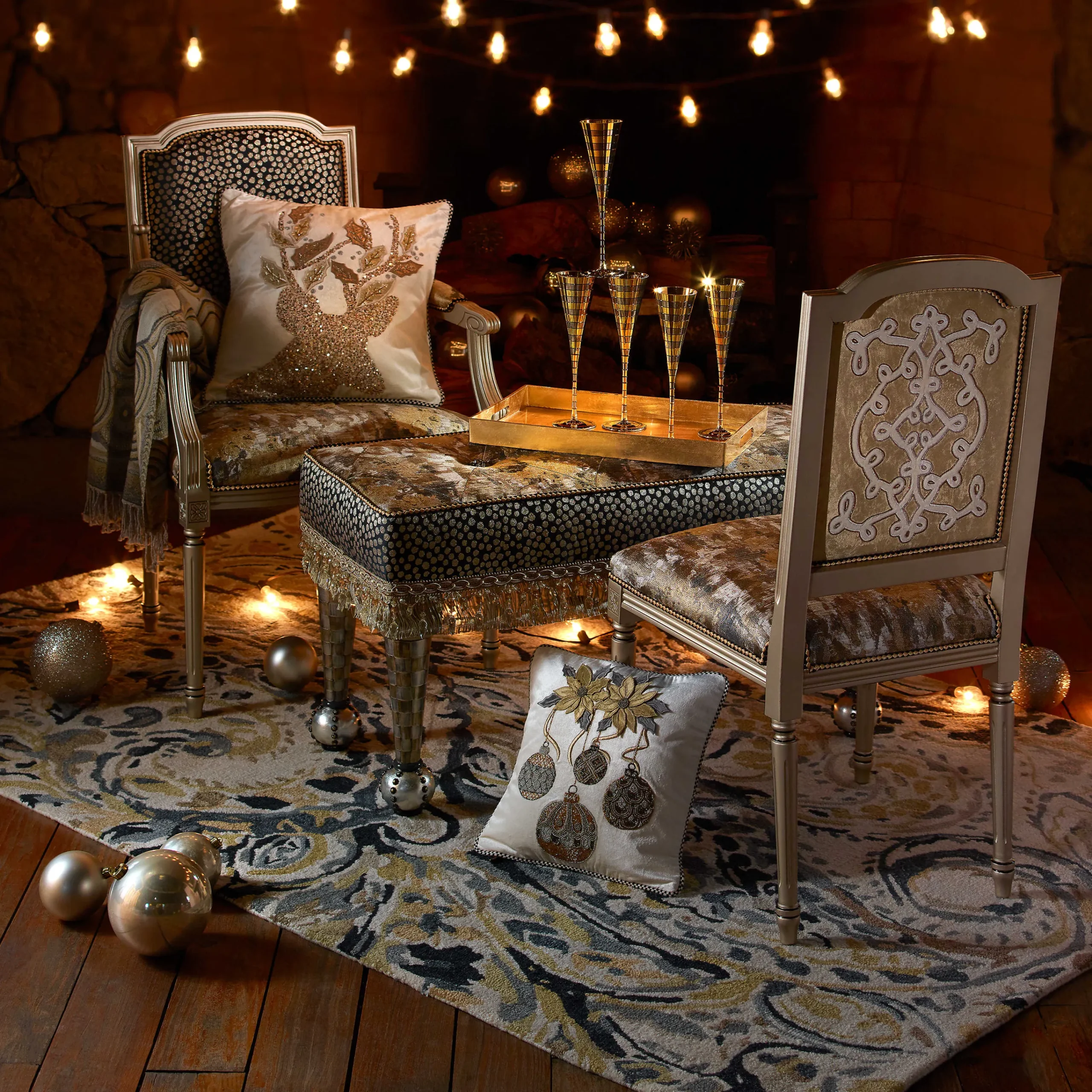 Golden Hour Side Chair|MacKenzie-Childs Clearance