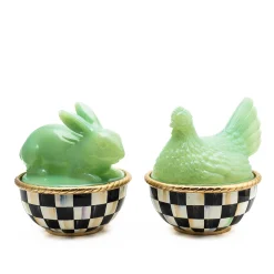 Green Chicken Lidded Container|MacKenzie-Childs Sale
