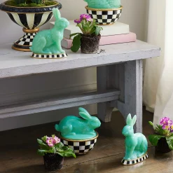 Green Rabbit Lidded Container|MacKenzie-Childs Outlet