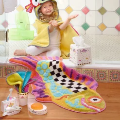 Happy Fish Bath Rug|MacKenzie-Childs Outlet