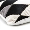 Harlequin Pillow - Black & White|MacKenzie-Childs