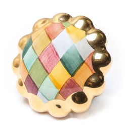 Harlequin Round Knob|MacKenzie-Childs Clearance