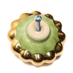 Harlequin Round Knob|MacKenzie-Childs Clearance