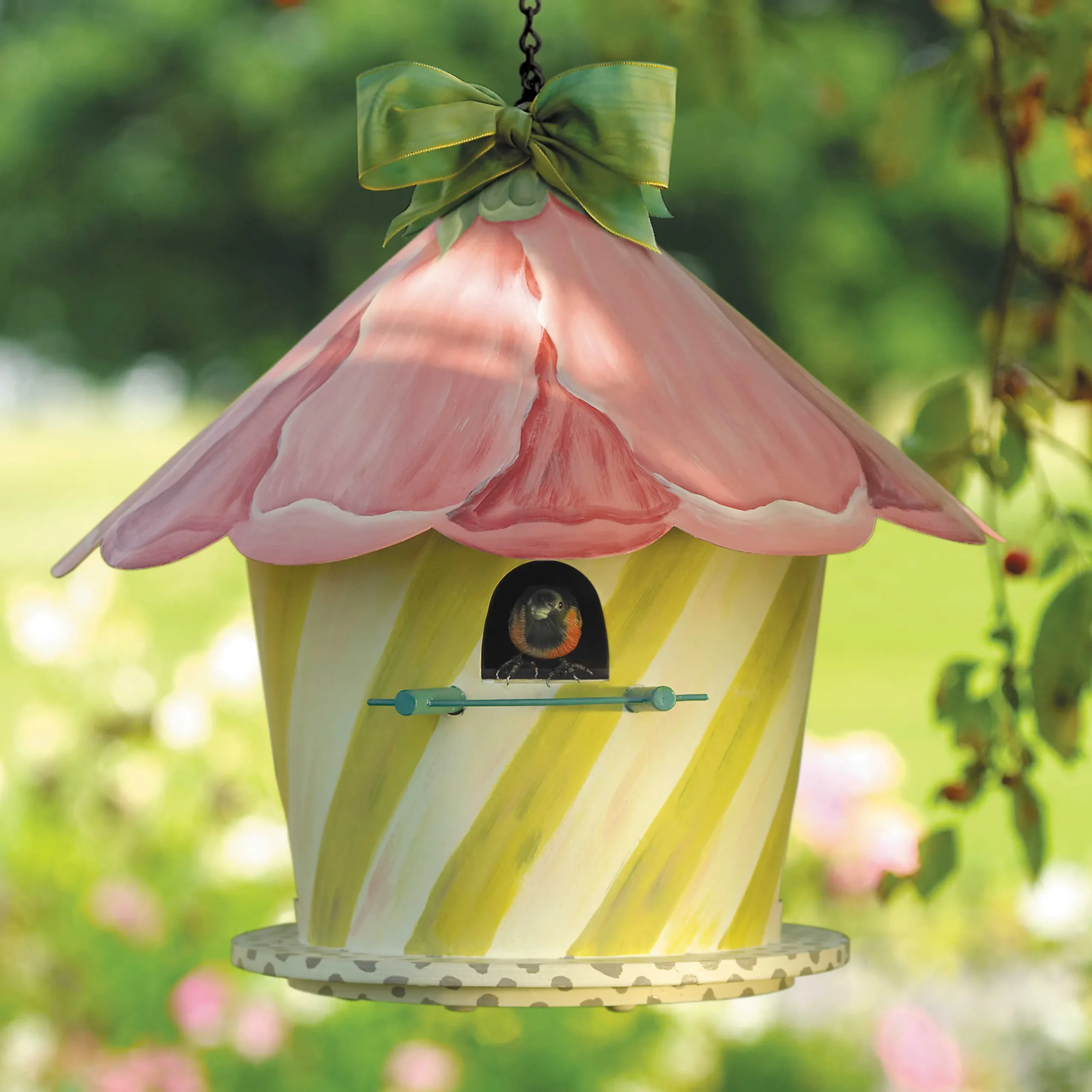 Hollyhock Birdhouse|MacKenzie-Childs Hot