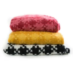 Houndstooth Throw - Black & Ivory|MacKenzie-Childs Hot