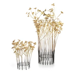 In Bloom Pillar Candle Holder - Large|MacKenzie-Childs Best