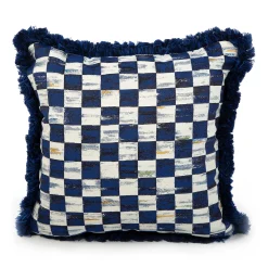 Indigo Villa Outdoor Accent Pillow|MacKenzie-Childs Clearance
