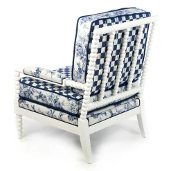 Indigo Villa Outdoor Chair|MacKenzie-Childs Sale
