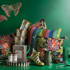 Jaipur Multi Stripe Pillow|MacKenzie-Childs New
