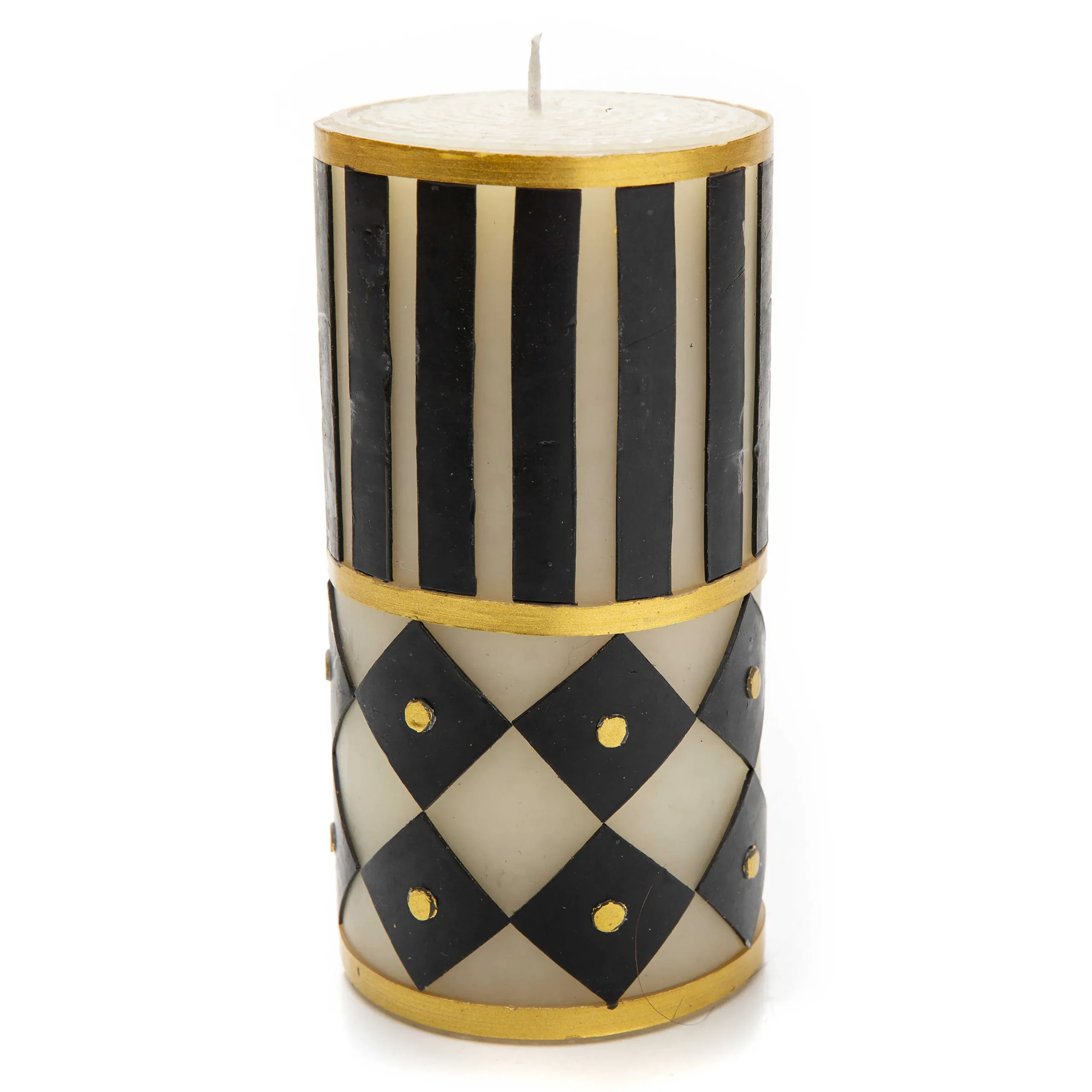 Jester Pillar Candle - 6"|MacKenzie-Childs Online