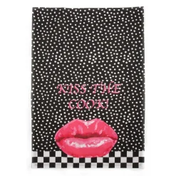 Kiss The Cook Dish Towel|MacKenzie-Childs Online