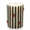 Ladybug Pillar Candle - 4"|MacKenzie-Childs