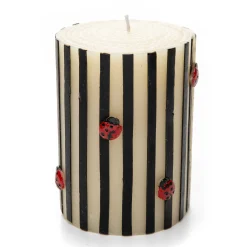 Ladybug Pillar Candle - 4"|MacKenzie-Childs