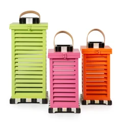 Large Shutter Lantern - Green|MacKenzie-Childs New