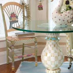 Light Flower Basket Side Chair|MacKenzie-Childs New
