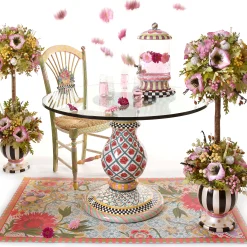 Light Flower Basket Side Chair|MacKenzie-Childs New