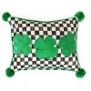 Lucky Clover Lumbar Pillow|MacKenzie-Childs Outlet