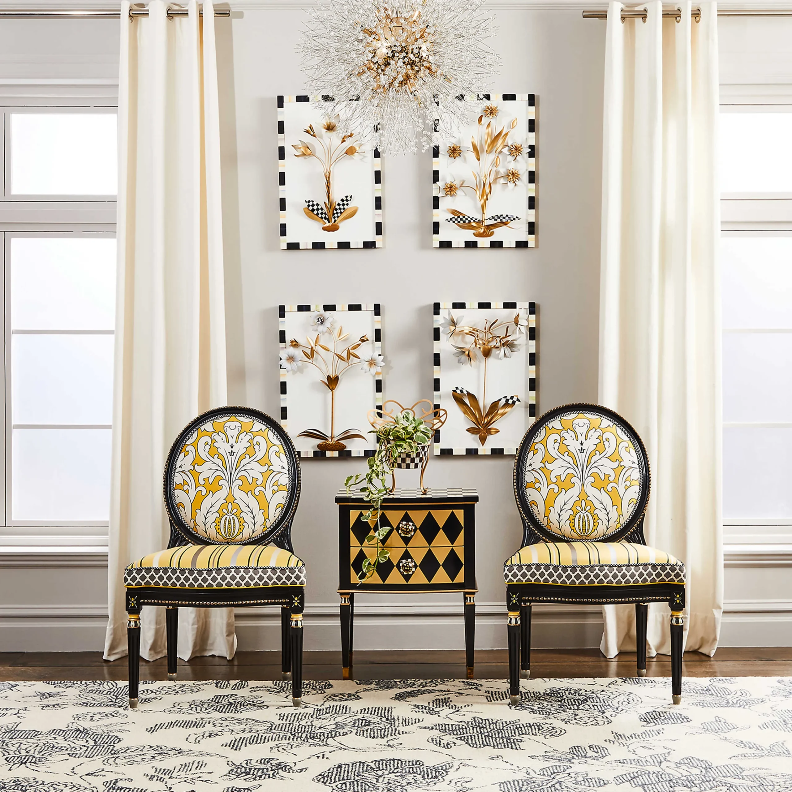 Marquee Daisy Wall Art|MacKenzie-Childs Online