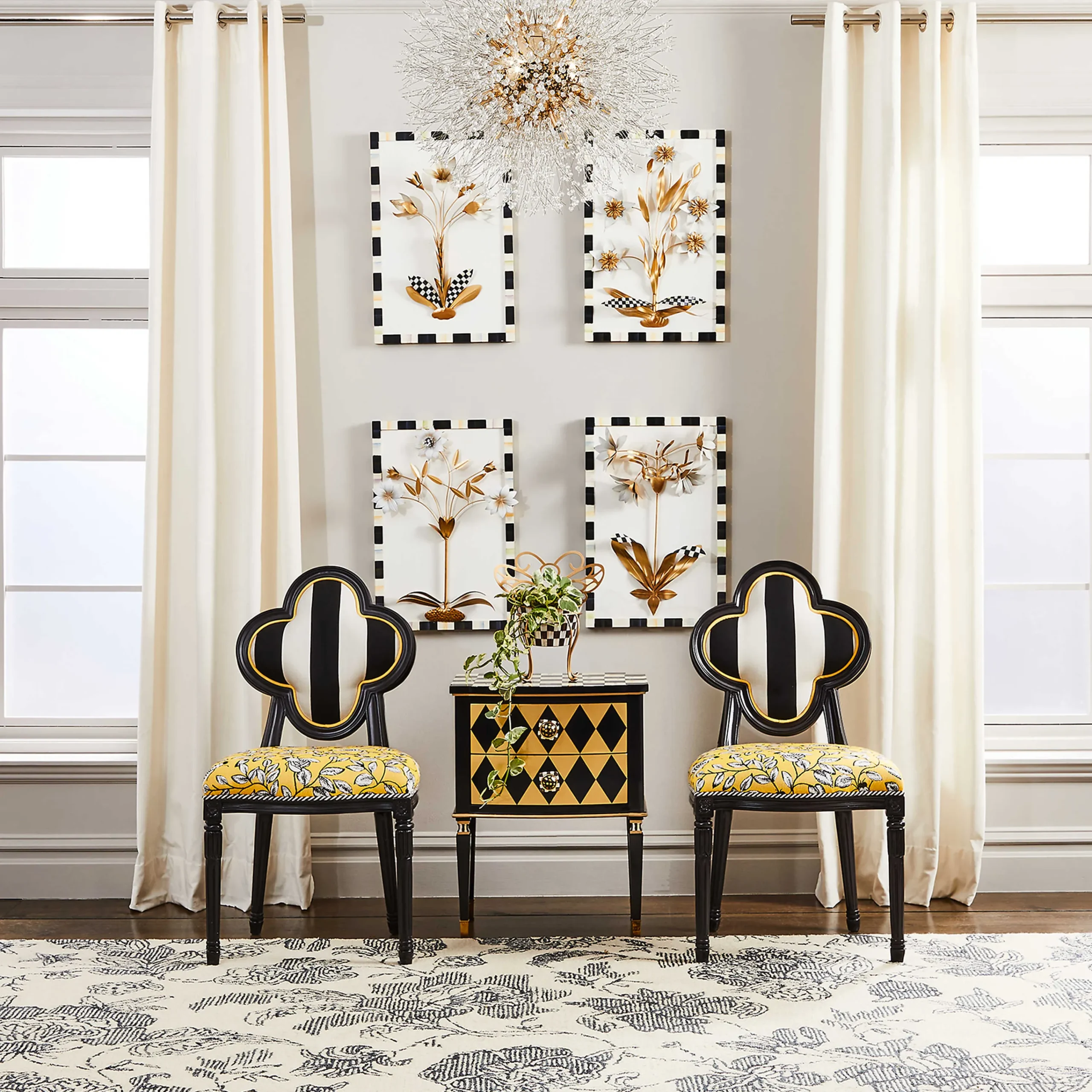 Marquee Daisy Wall Art|MacKenzie-Childs Online
