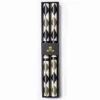 Marquee Dinner Candles - Black & Grey - Set Of 2|MacKenzie-Childs Best